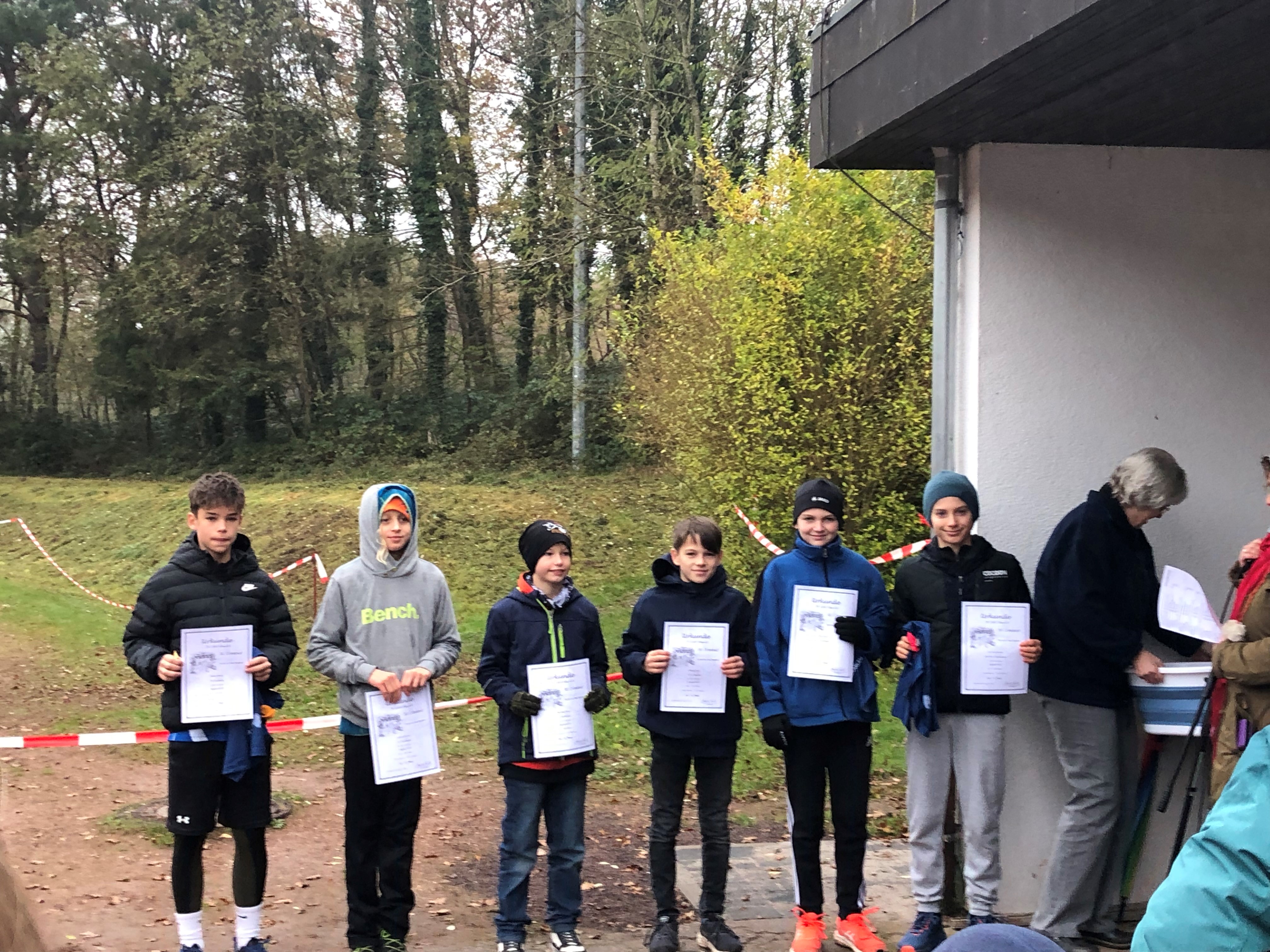 Siegerehrung mit Philipp Bach