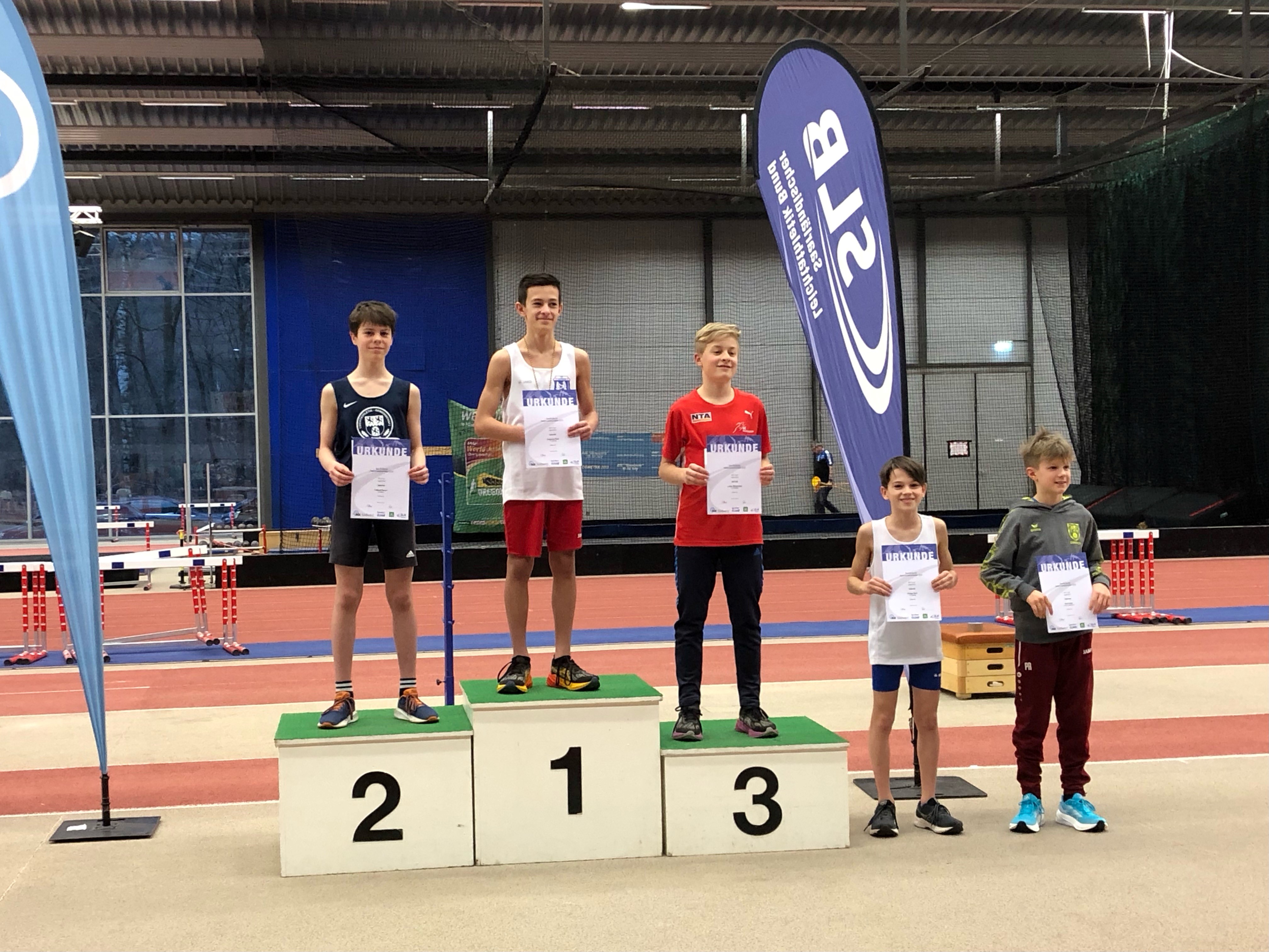 Johannes Bach auf Platz 1 und Philipp Bach Vierter