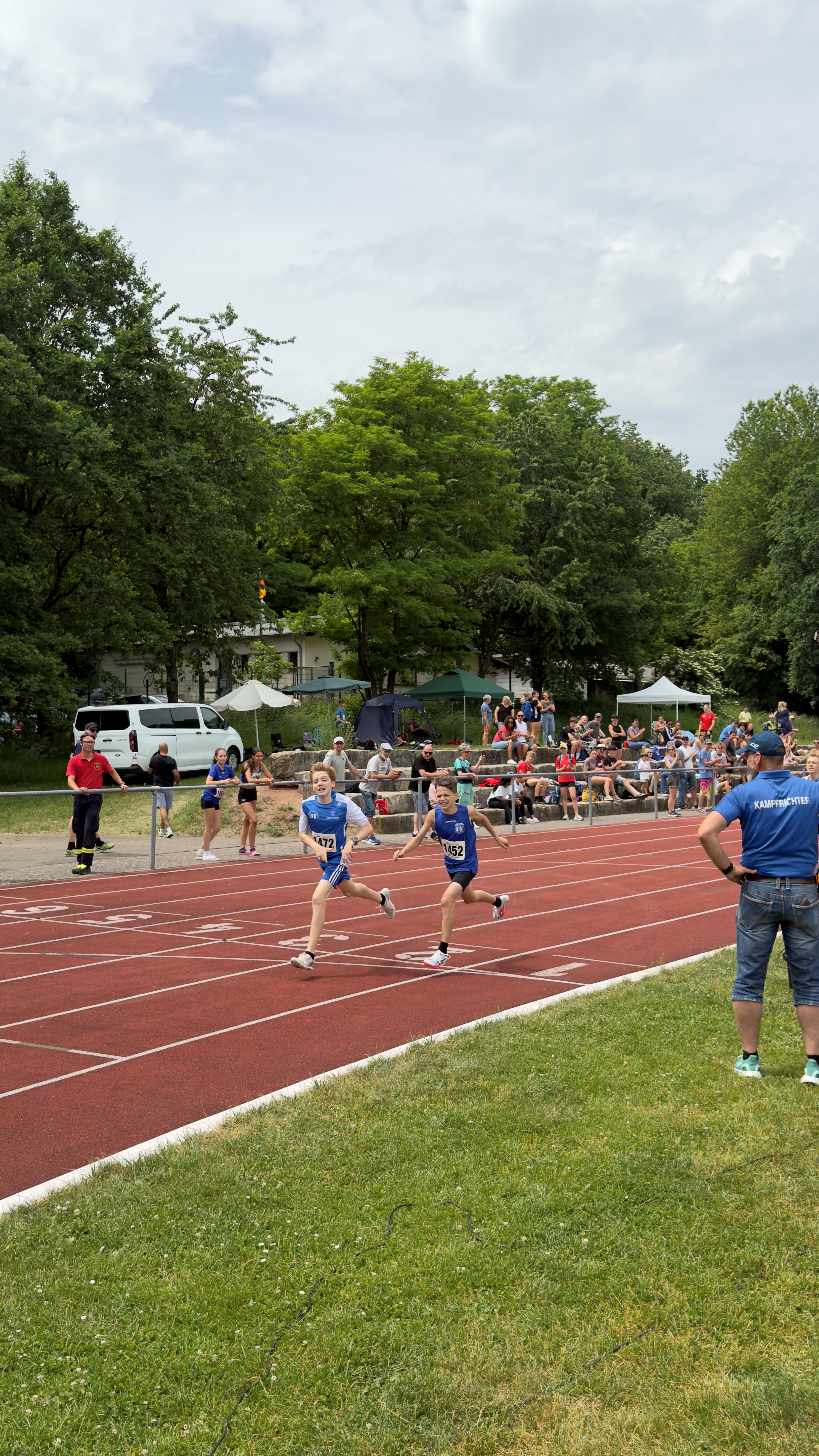 Philipp bei den 800 m